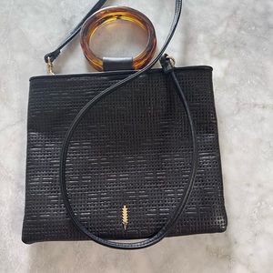 Thacker black handbag/crossbody